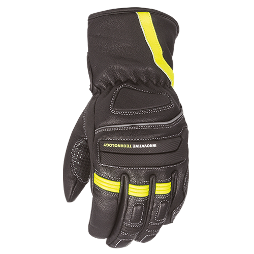 MotoDry Urban-Dry Black/Fluro Yellow Gloves [Size:XS]