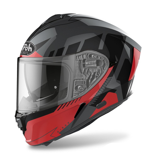 Airoh Spark Rise Gloss Red Helmet [Size:XS]