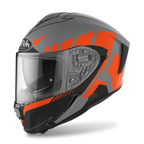 Airoh Spark Rise Matte Orange Helmet [Size:SM]