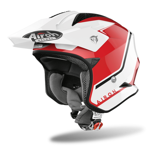 Airoh TRR S Trial Keen Gloss Red Helmet [Size:XS]