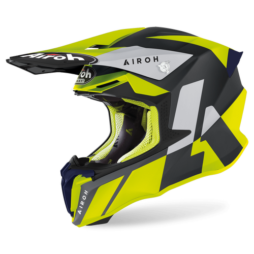 Airoh Twist 2.0 Lift Matte Yellow Helmet [Size:SM]