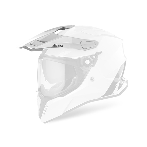 Airoh HAZV6312 Replacement Peak for Commander Helmets Color Gloss White