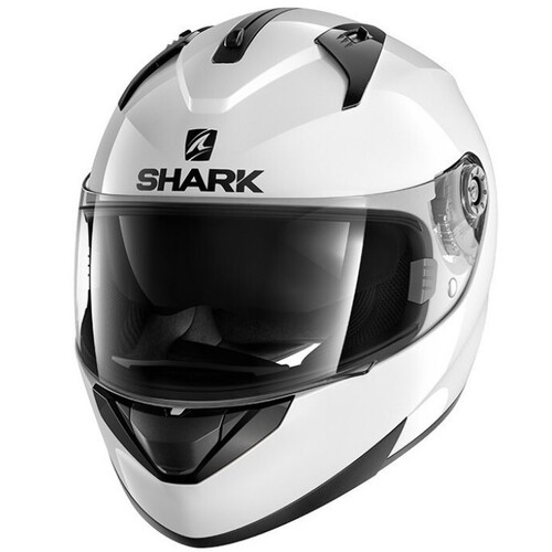 Shark Ridill Blank White Helmet [Size:XS]