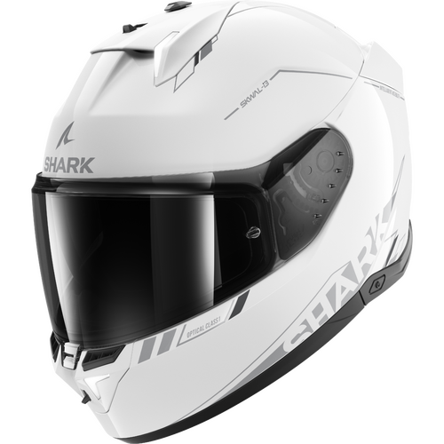 Shark Skwal i3 Blank SP White/Silver/Anthracite Helmet [Size:XS]