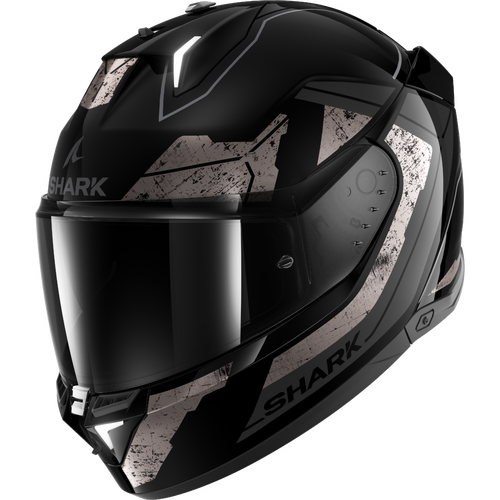 Shark Skwal i3 Rhad Black/Chrome/Anthracite Helmet [Size:SM]
