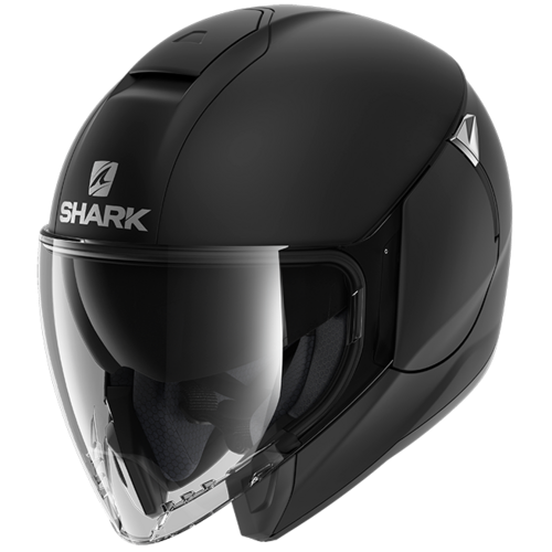 Shark Citycruiser Blank Matte Black Helmet [Size:LG]