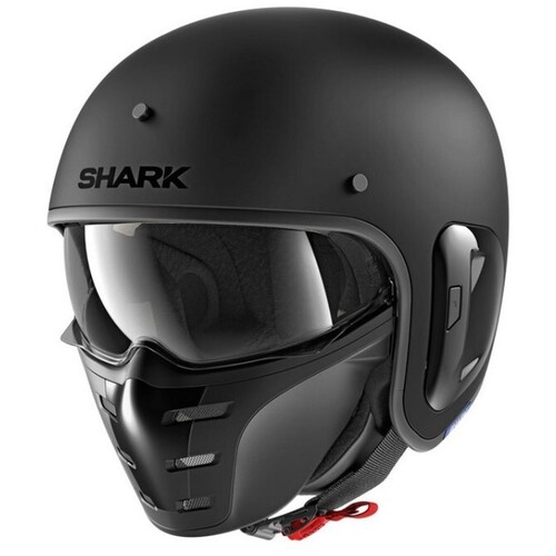 Shark S-Drak 2 Blank Matte Black Helmet [Size:XS]