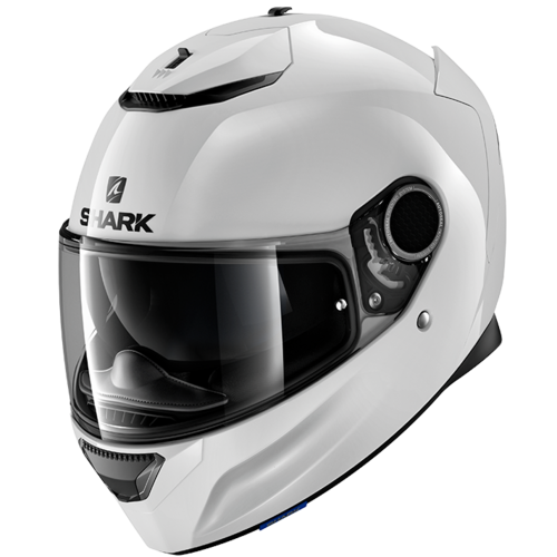 Shark Spartan Blank White Helmet [Size:XS]
