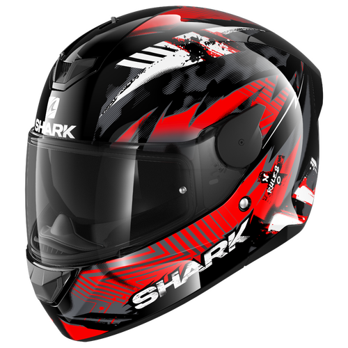 Shark D-Skwal 2 Penxa Black/Red/Anthracite Helmet [Size:XS]
