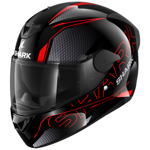 Shark D-Skwal 2 Cadium Black/Red/Black Helmet [Size:XS]