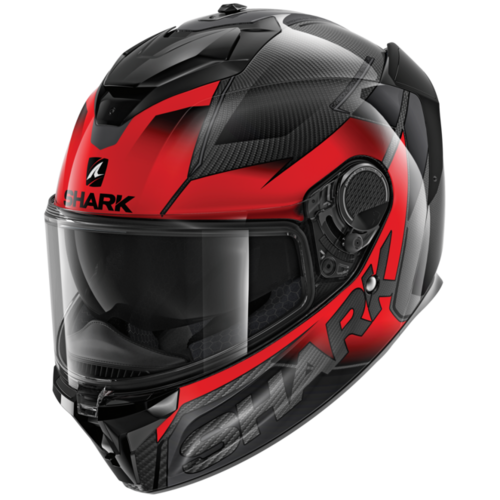 Shark Spartan GT Carbon Shestter Red/Anthracite Helmet [Size:XS]