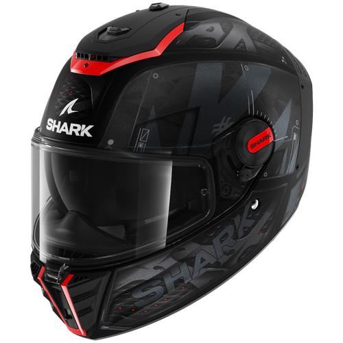Shark Spartan RS Stingrey Black/Anthracite/Red Helmet [Size:XS]
