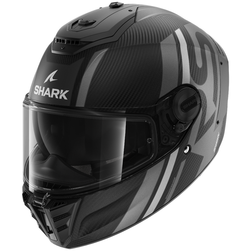 Shark Spartan RS Carbon Shawn Silver/Anthracite Helmet [Size:XS]