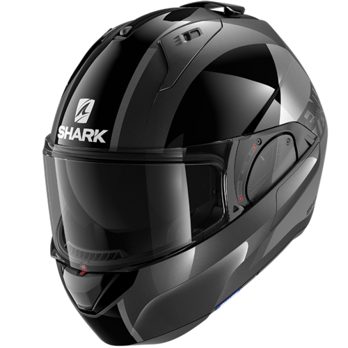 Shark Evo ES Endless Anthracite/Black/Anthracite Modular Helmet [Size:XS]