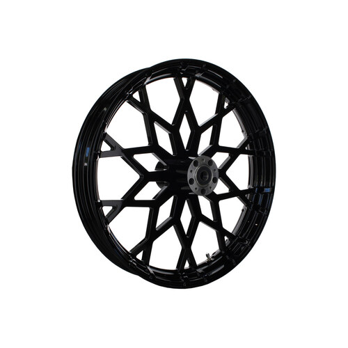 Hawg Halters Inc HHI-2340-MAR-B-845A-B 23" x 3.75" Marquise/Prodigy Replica Wheel Gloss Black for Touring 08-Up