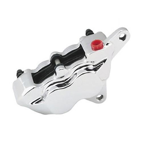 Hawg Halters Inc HHI-RHSCC500 Right Front or Rear 4 Piston Caliper Chrome for H-D 84 -99