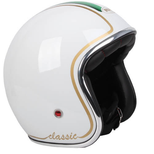 RXT A611C Classic White/Italian Flag Helmet w/No Studs [Size:SM]