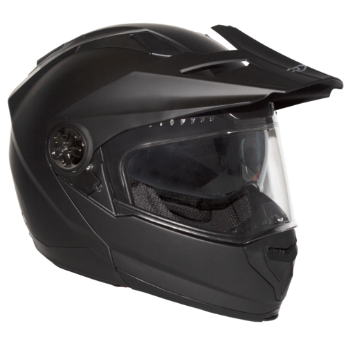 RXT 909P Safari Matte Black Modular-Adventure Helmet [Size:XS]