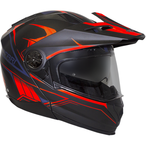 RXT 909P Safari Matte Black/Neon Orange Helmet [Size:SM]