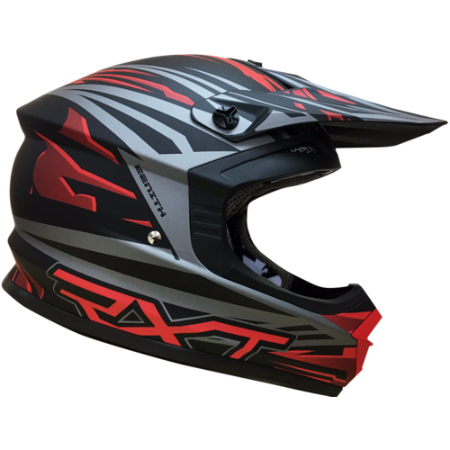 RXT A730 Zenith 3 Matte Black/Red Helmet [Size:LG]