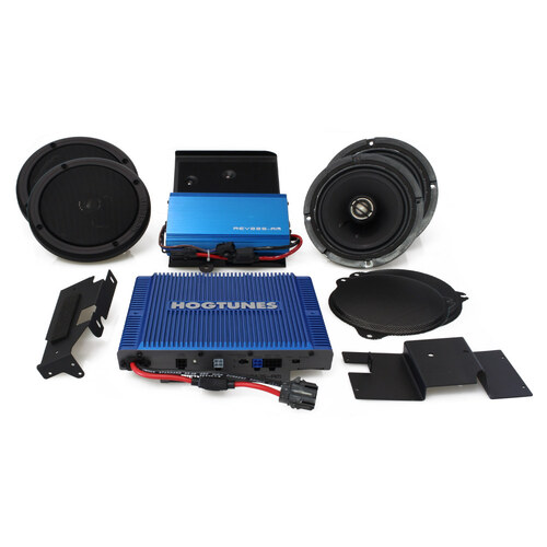 Hogtunes HT-QC-ULTRA-6-RM G4 300 Watt Dual Amp x 6 Speaker Kit for Touring Ultra Limited 14-Up Models