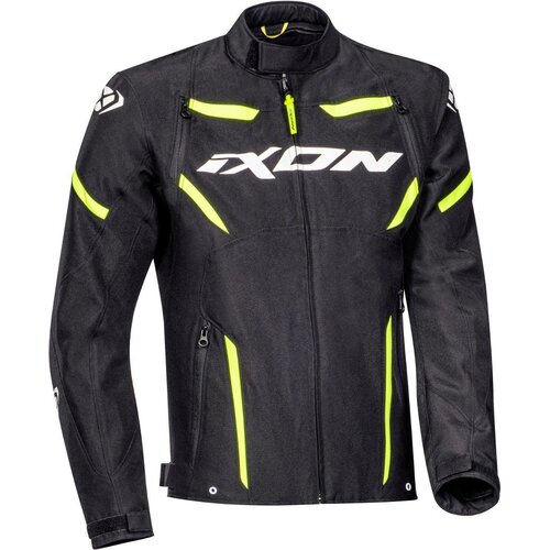 Ixon Striker Black/White/Yellow Textile Jacket [Size:SM]