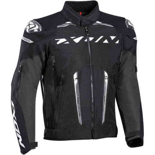 Ixon Blaster Black/White Textile Jacket [Size:SM]