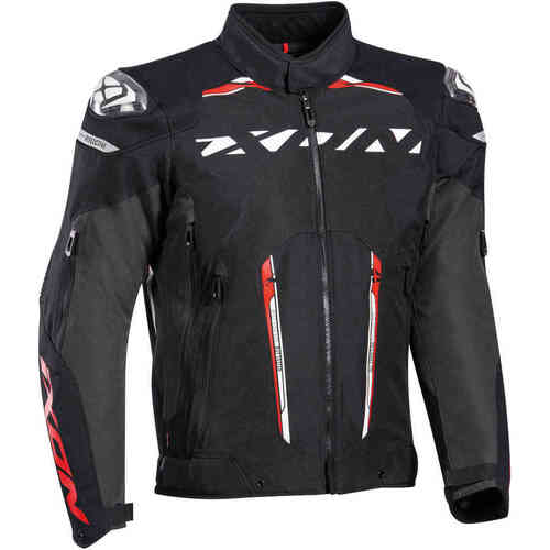 Ixon Blaster Black/White/Red Textile Jacket [Size:SM]