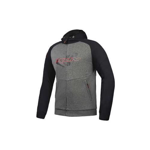 Ixon Touchdown Black/Anthracite Textile Hoodie Jacket [Size:SM]