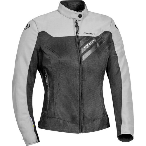 Ixon Orion Lady Black/Grey Textile Womens Jacket [Size:XS]