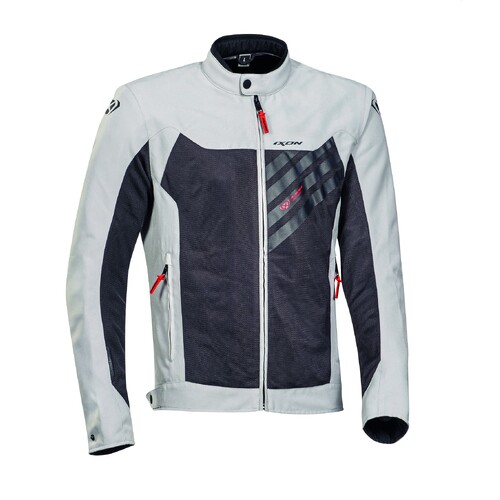 Ixon Orion Lady Anthracite/Grey/Red Textile Womens Jacket [Size:XS]