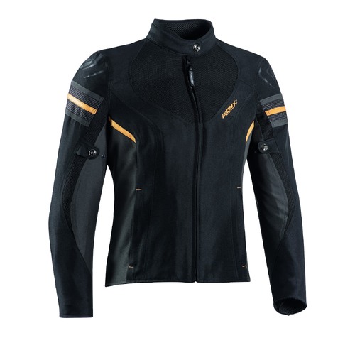 Ixon Ilana Evo Black/Anthracite/Gold Textile Womens Jacket [Size:XS]