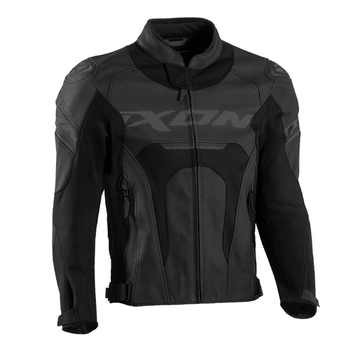 Ixon Jackal Black Leather Jacket [Size:SM]