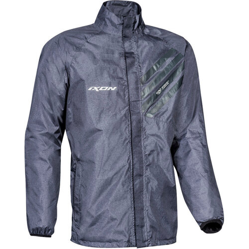 Ixon Stripe Jean/Navy Rain Jacket [Size:SM]