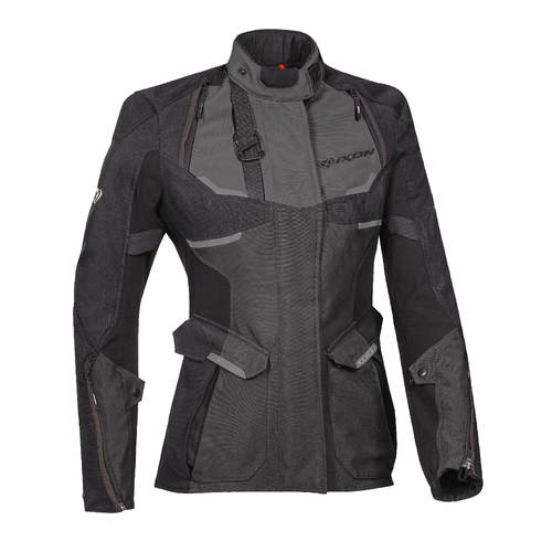 Ixon Eddas Lady Black/Anthracite Textile Womens Jacket [Size:SM]
