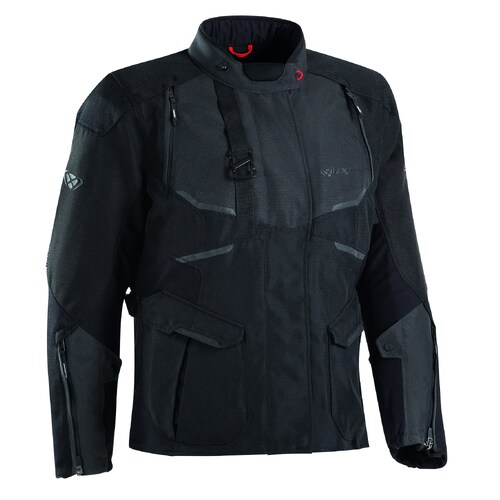 Ixon Eddas C Lady Black/Anthracite Textile Womens Jacket [Size:2XL]
