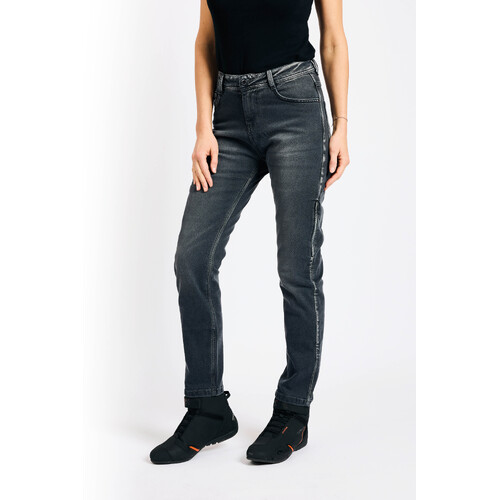 Ixon Dany Regular Cut Washed Black Jeans [Size:XS]
