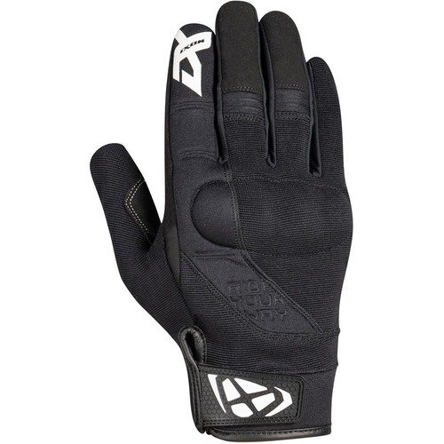 Ixon RS Delta Black/White Gloves [Size:SM]