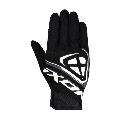 Ixon Hurricane Black/White Gloves [Size:2XL]