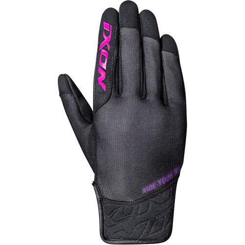 Ixon RS Slicker Black/Fuchsia Womens Gloves [Size:XS]