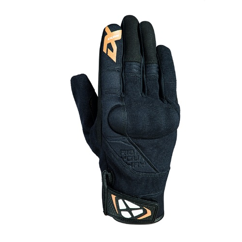 Ixon RS Delta Black/White/Gold Womens Gloves [Size:XS]
