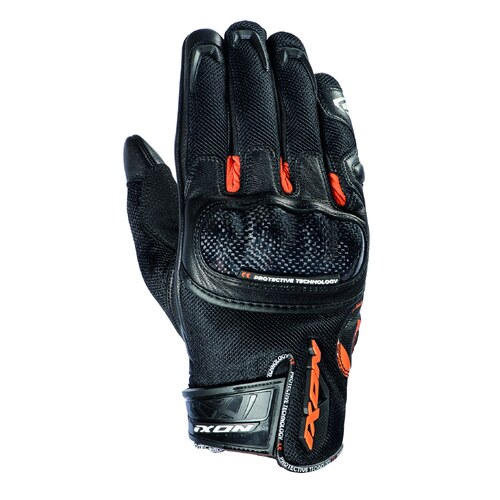 Ixon RS Rise Air Black/Orange Gloves [Size:SM]