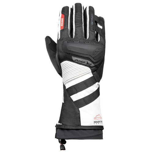 Ixon Pro Ragnar Black/Grey/Red Gloves [Size:SM]