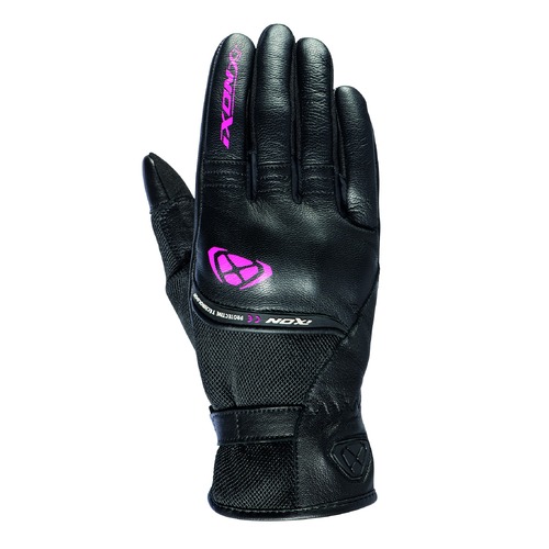 Ixon RS Shine 2 Black/Fushia Womens Gloves [Size:XS]