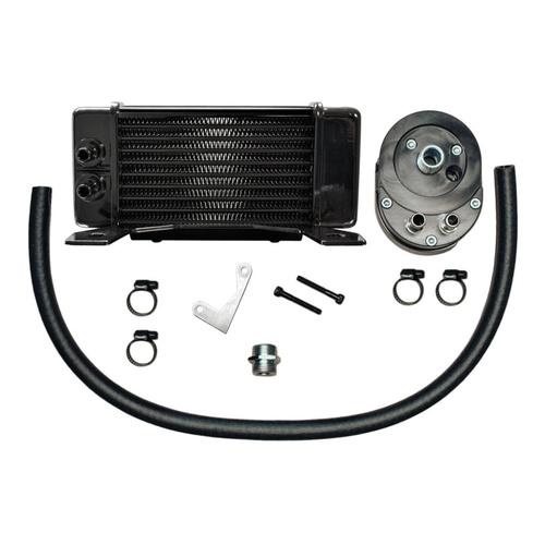 Jagg Oil Coolers JAG-750-2300 10-Row LowMount Oil Cooler Kit for Touring 84-08