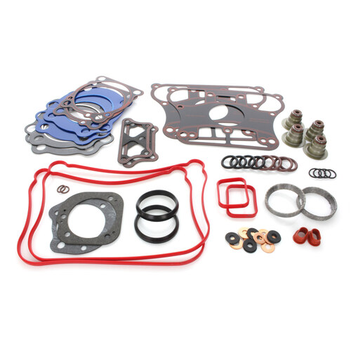 James Genuine Gaskets JGI-17049-07-X Top End Gasket Kit for Sportster 07-Up w/883cc or 1200cc Engine