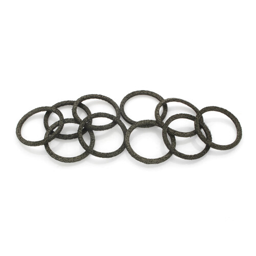 James Genuine Gaskets JGI-65324-83 Race/Screamin Eagle Style Exhaust Gaskets for Big Twin 84-Up/Sportster 86-Up (10 Pack)