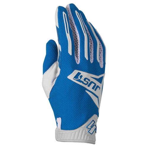 Just1 J-Force 2.0 Blue/White Gloves [Size:XS]