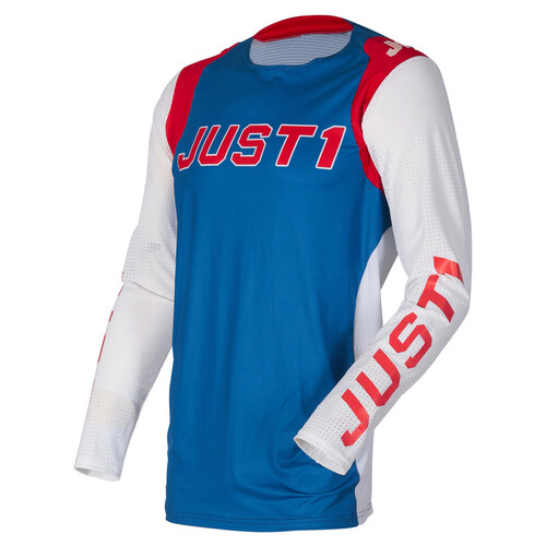 Just1 Racing J-Flex Adrenaline Red/Blue/White Jersey [Size:XS]