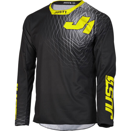 Just1 Racing J-Force Lighthouse Grey/Fluro Yellow Jersey [Size:XS]